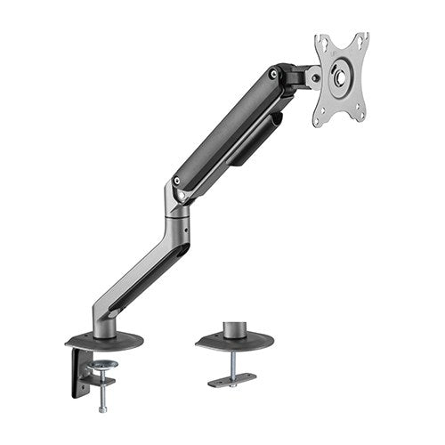 Brateck Single Monitor Economical Spring-Assisted Monitor Arm Fit Most 17'-32' Monitors