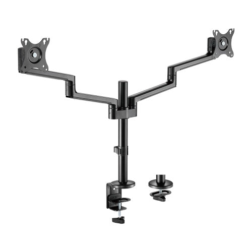 Brateck Premium Aluminum Articulating Monitor Mount Fit Most 17'-32' Monitor Up to 8KG VESA 75x75