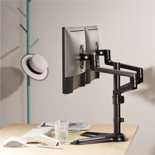 Brateck Premium Aluminum Articulating Monitor Stand Fit Most 17'-32' Monitor Up to 8KG VESA 75x75