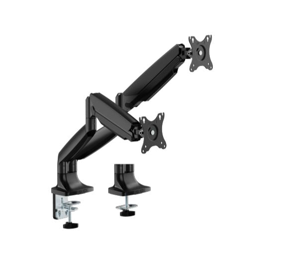 Brateck LDT82-C024-BK DUAL SCREEN HEAVY-DUTY GAS SPRING MONITOR ARM For most 17'~35' Monitors