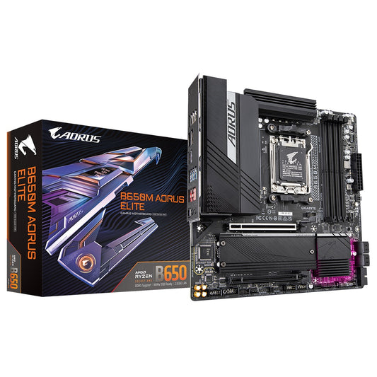 Gigabyte B650M AORUS ELITE 1.0 AMD AM5 ATX Motherboard 4x DDR5~128GB