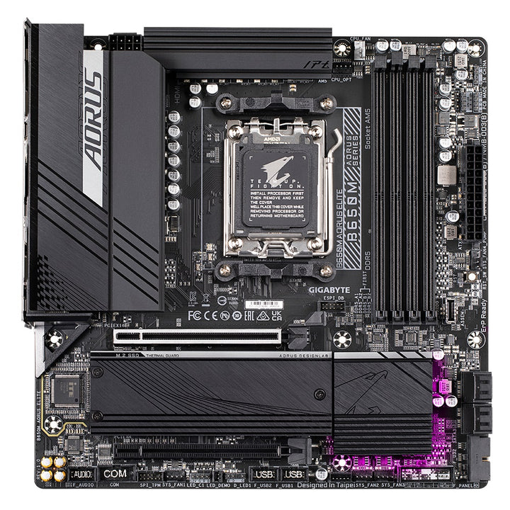 Gigabyte B650M AORUS ELITE 1.0 AMD AM5 ATX Motherboard 4x DDR5~128GB