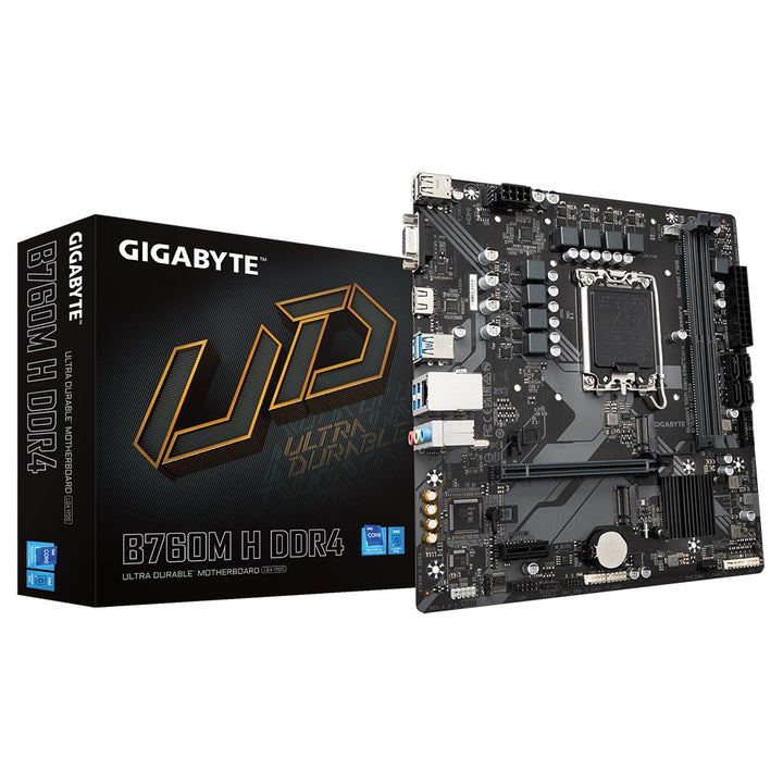 Gigabyte B760M H DDR4 Intel LGA 1700 m-ATX Motherboard