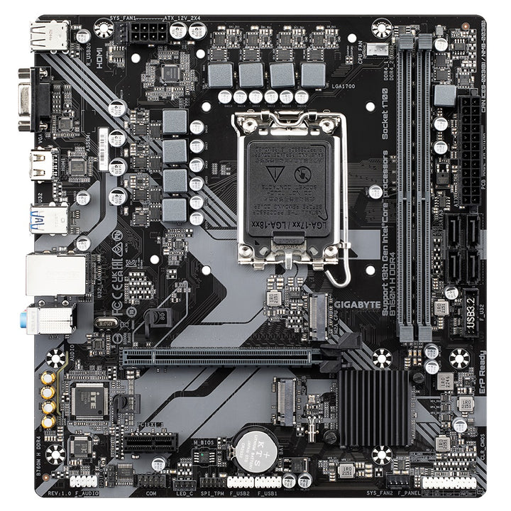 Gigabyte B760M H DDR4 Intel LGA 1700 m-ATX Motherboard