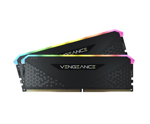 (LS) Corsair Vengeance RGB RT 32GB (2x16GB) DDR4 3600MHz C16 16-20-20-38 Black Heatspreader Desktop Gaming Memory for AMD