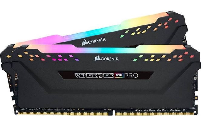 Corsair Vengeance RGB PRO SL 32GB (4x8GB) DDR4 3600Mhz C18 Black Heatspreader Desktop Gaming Memory