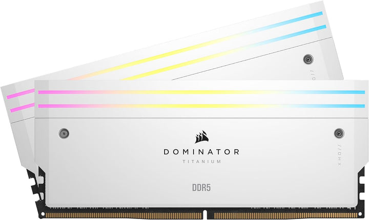 Corsair DOMINATOR TITANIUM RGB 32GB (2x16GB) DDR5 DRAM 6000MT/s CL30 Intel XMP Memory Kit ‚Äî White