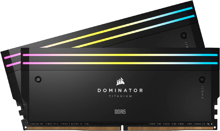 Corsair DOMINATOR TITANIUM RGB 32GB (2x16GB) DDR5 DRAM 6000MT/s CL30 Intel XMP Memory Kit ‚Äî Black