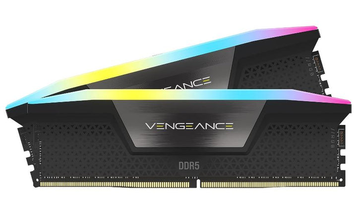 Corsair Vengeance RGB 32GB (2x16GB) DDR5 UDIMM 5600MHz C40 1.25V Desktop Gaming Memory Black