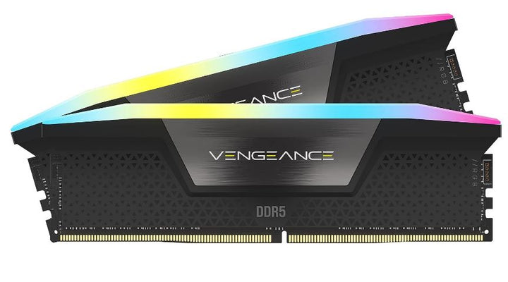 Corsair Vengeance RGB 32GB (2x16GB) DDR5 UDIMM 6200MHz C36 1.3V Desktop Gaming Memory Black