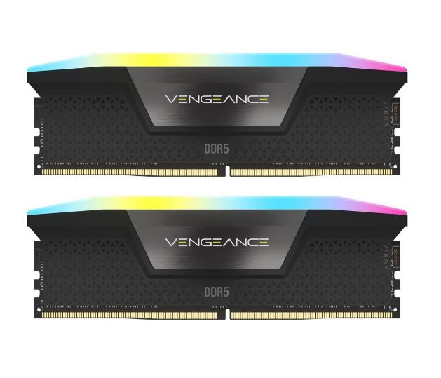 Corsair Vengeance RGB 32GB (2x16GB) DDR5 UDIMM 6800MHz C40 1.4V Desktop Gaming Memory Black