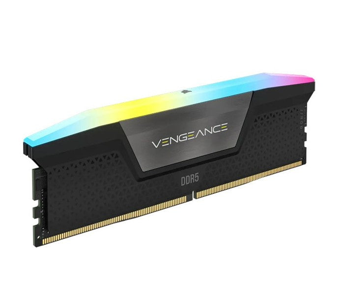 Corsair Vengeance RGB 64GB (2x32GB) DDR5 UDIMM 6000MHz C40 1.35V Desktop Gaming Memory Black