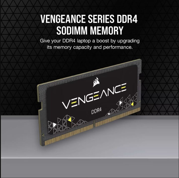 Corsair Vengeance 16GB (1x16GB) DDR4 SODIMM 3200MHz C22 1.2V Notebook Laptop Memory RAM