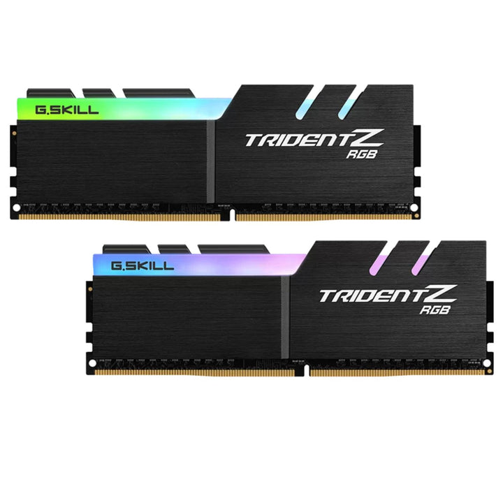 G.SKILL F4-3200C14D-16GTZRX 16GB (2 x 8GB)/ PC4-25600 / DDR4 3200 Mhz/ Timings 14-14-14-34/ Voltage 1.35V/  Trident Z RGB