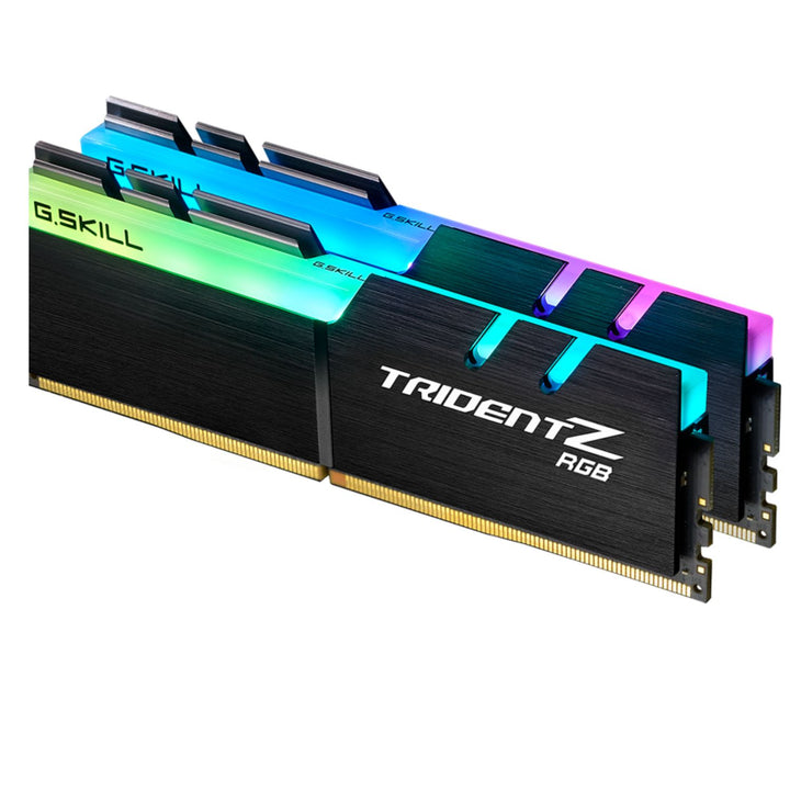 G.SKILL F4-3200C14D-16GTZRX 16GB (2 x 8GB)/ PC4-25600 / DDR4 3200 Mhz/ Timings 14-14-14-34/ Voltage 1.35V/  Trident Z RGB