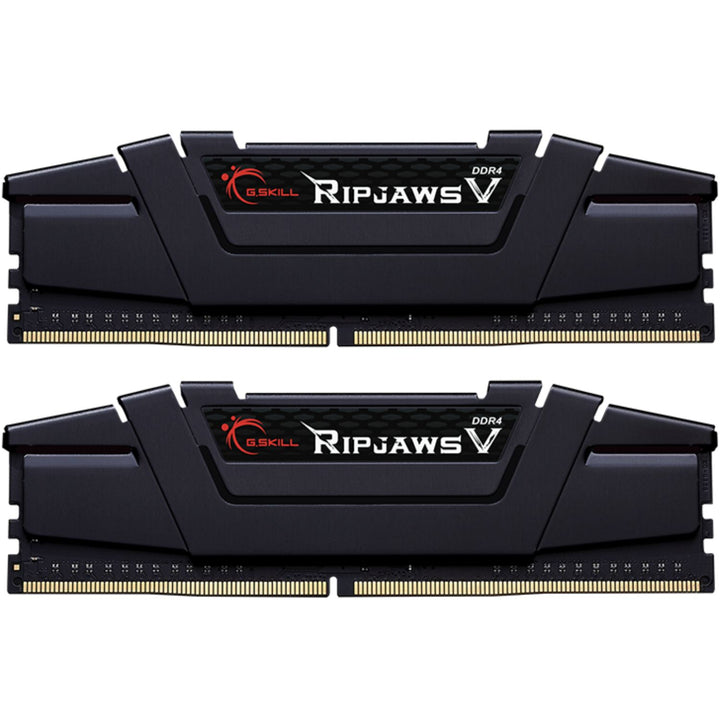 G.SKILL F4-3200C16D-16GVKB 16GB (2 x 8GB)/ PC4-25600 / DDR4 3200 Mhz/ Timings 16-18-18-38/ Voltage 1.35V/ RipjawsV