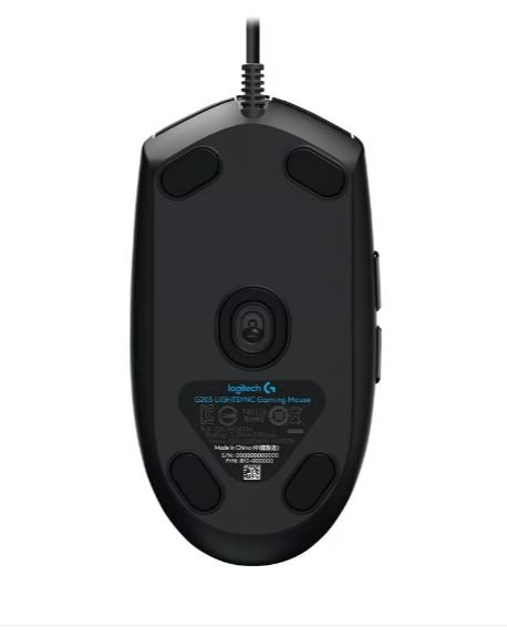 Logitech G203 LIGHTSYNC RGB 6 Button Gaming Mouse 200  8