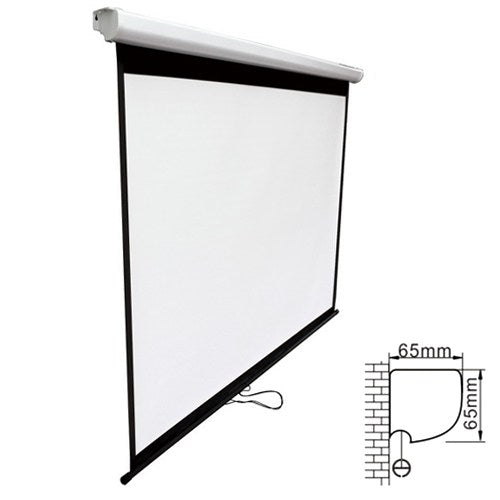 Brateck Projector Standard Auto-lock Manual Projection Screen-108‚Äô( 2.40X 1.35M) /(16:9 Ratio) (LS)