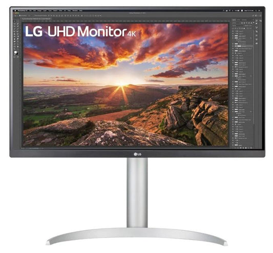 LG 27' IPS 5ms 4K UHD HDR400 FreeSync 3-Side Borderless Monitor w/ArcLine HAS - HDMI