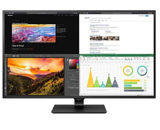 LG 43' IPS 5ms 60Hz 4K UHD IPS USB-C HDR 10 Monitor