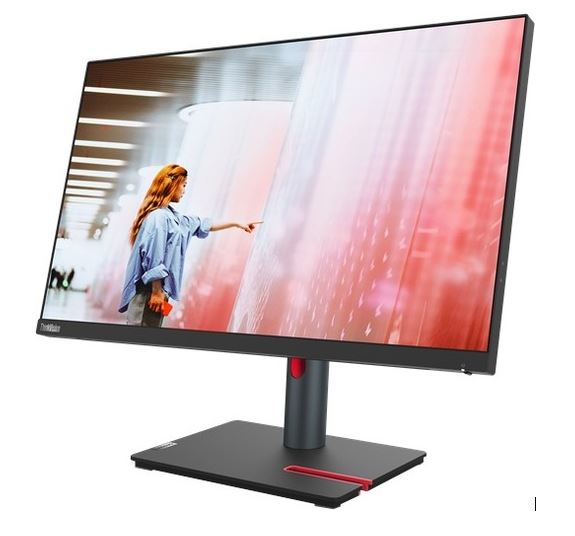 Lenovo ThinkVision P24q-30 23.8' 24' 24' QHD IPS Monitor 2K 2560x1440 16:9 Height Adjustable Tilt Swivel Pivot HDMI DP1.4 DP 4xUSB3.2 Hub 3yr