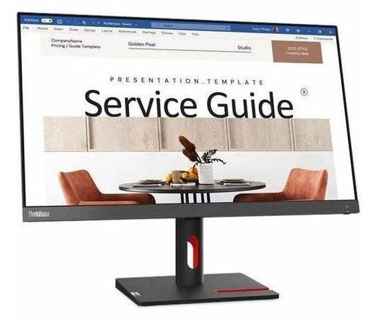 LENOVO ThinkVision S24I-30 23.8'/24' 100Hz FreeSync FHD Monitor 1920x1080 4ms 16:9 VA HDMI VGA Audio Out Tilt Adjustment VESA 3YR WTY ~62AEKAR2AU