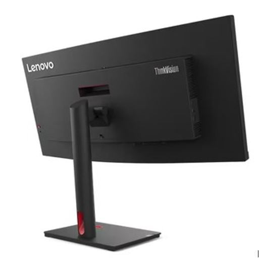 Lenovo ThinkVision T34w-30 34' WQHD Monitor 1500R Curv 4K 3440x1440 21:9 Height Adjustable Tilt and Swivel DP HDMI USB-C input LAN 4xUSB3.2 Hub 3yr