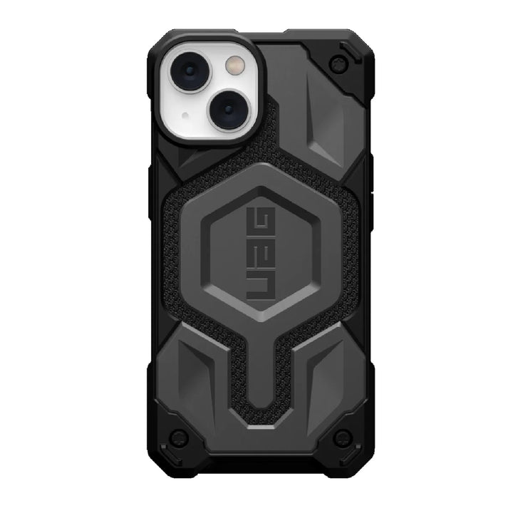 UAG Monarch Pro Kevlar MagSafe Apple iPhone 14 Case - Kevlar Silver (114028113933)