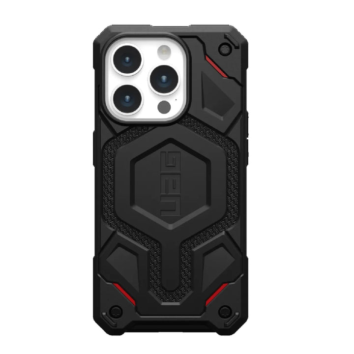 UAG Monarch Pro MagSafe Apple iPhone 15 Pro (6.1') Case - Kevlar Black (114221113940)