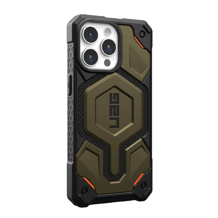 UAG Monarch Pro Kevlar MagSafe Apple iPhone 15 Pro Max (6.7') Case - Kevlar Element Green (11422211397B)