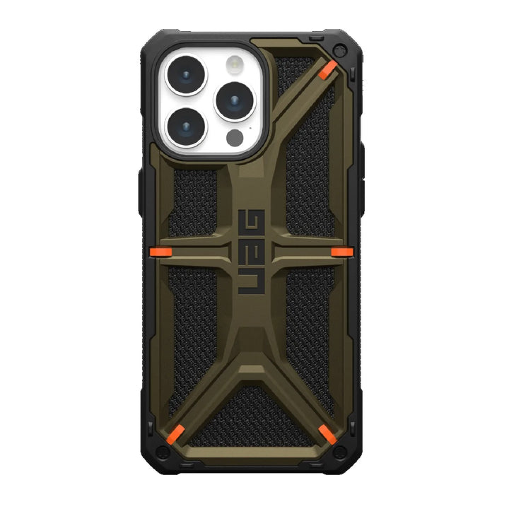 UAG Monarch Kevlar Apple iPhone 15 Pro Max (6.7') Case - Kevlar Element Green (11429811397B)