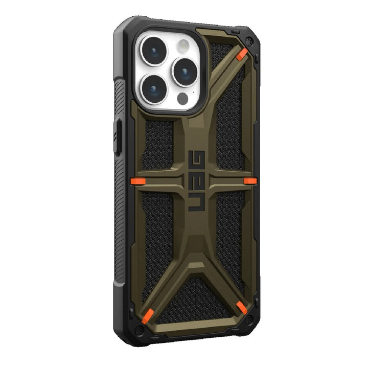 UAG Monarch Kevlar Apple iPhone 15 Pro Max (6.7') Case - Kevlar Element Green (11429811397B)