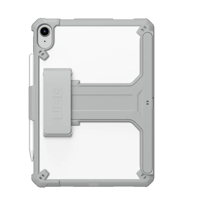 UAG Scout Healthcare Apple iPad (10.9') (10th Gen) with Kickstand and Handstrap Case - White/Grey (12339HB14130)