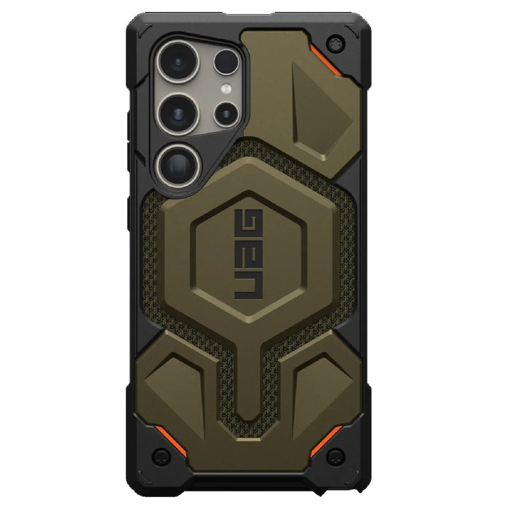 UAG Monarch Pro Magnetic Kevlar Samsung Galaxy S24 Ultra 5G (6.8') Case - Elemental Green (21441611397B)