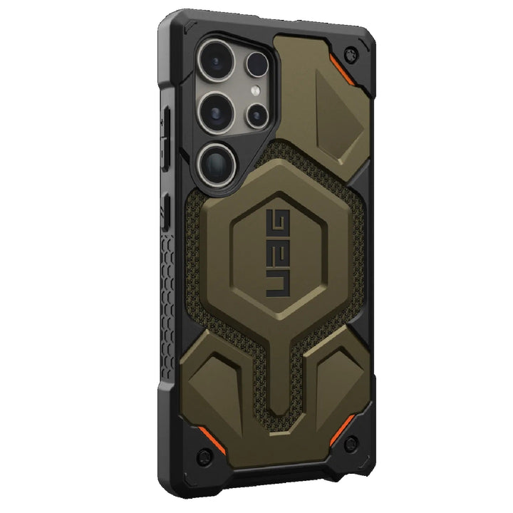 UAG Monarch Pro Magnetic Kevlar Samsung Galaxy S24 Ultra 5G (6.8') Case - Elemental Green (21441611397B)