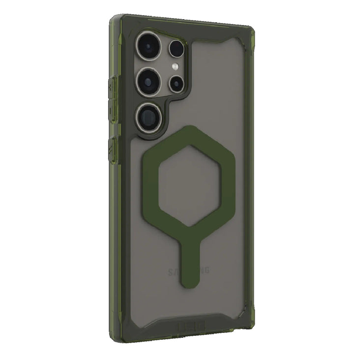 UAG Plyo Pro Magnetic Samsung Galaxy S24 Ultra 5G (6.8') Case - Ice/Olive (214431114372)