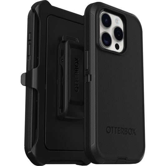 OtterBox Defender Apple iPhone 15 Pro (6.1') Case Black - (77-92536)