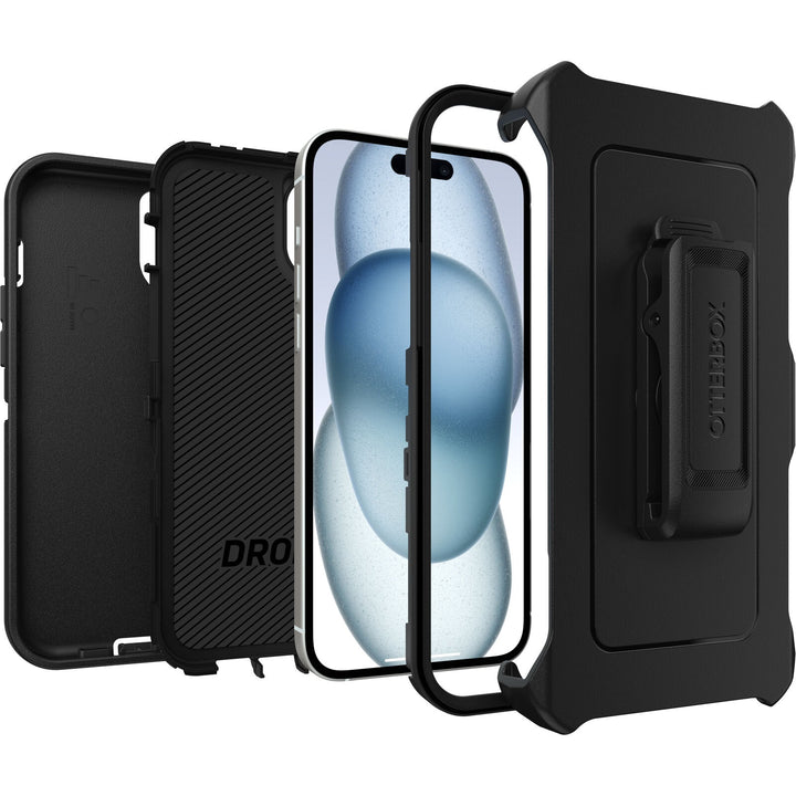 OtterBox Defender Apple iPhone 15 Plus / iPhone 14 Plus (6.7') Case Black - (77-92542)