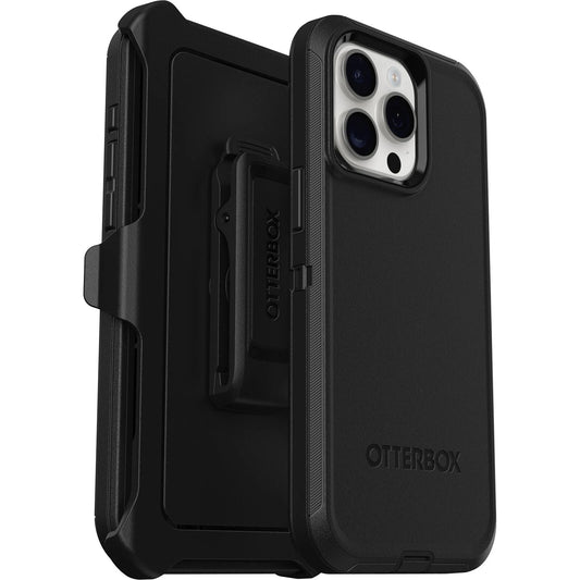 OtterBox Defender Apple iPhone 15 Pro Max (6.7') Case Black - (77-92549)