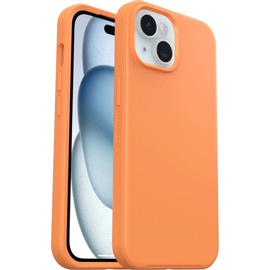 OtterBox Symmetry+ MagSafe Apple iPhone 15 / iPhone 14 / iPhone 13 (6.1') Case Sunstone(Orange) - (77-92940)