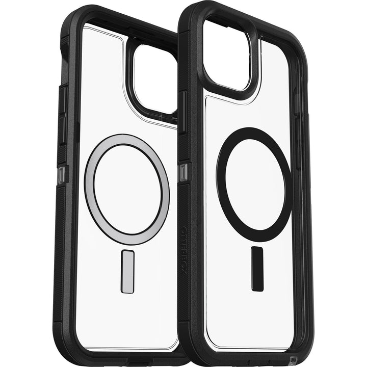 OtterBox Defender XT MagSafe Apple iPhone 15 Plus / iPhone 14 Plus (6.7') Case Dark Side(Clear / Black) - (77-93290)