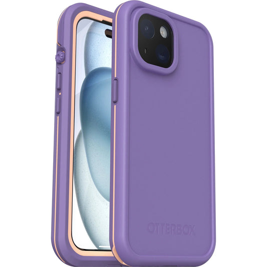 OtterBox Fre MagSafe Apple iPhone 15 (6.1') Case Rule of Plum (Purple) - (77-93440)