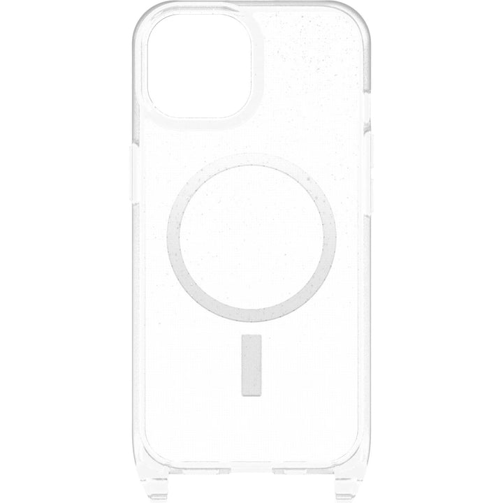 OtterBox React Necklace MagSafe Apple iPhone 15 (6.1') Case Stardust (Clear Glitter) - (77-93595)