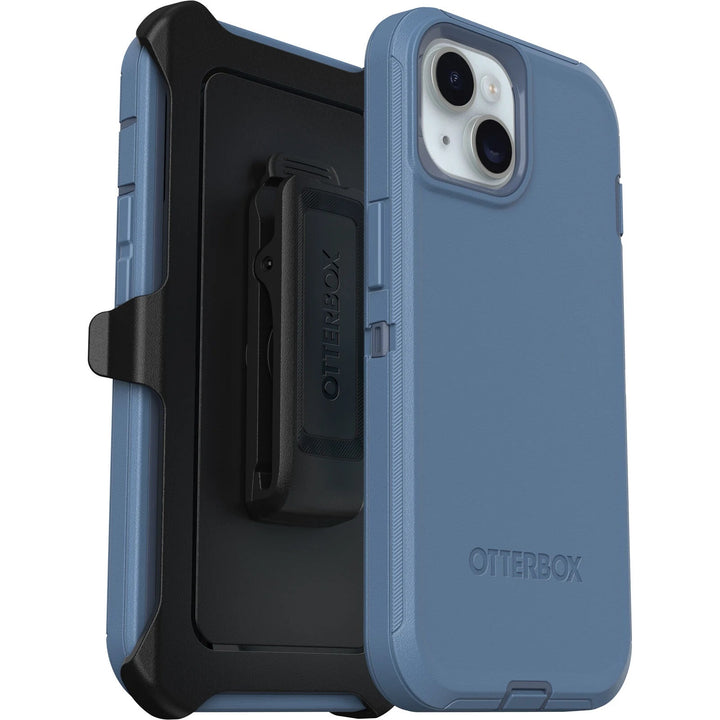 OtterBox Defender Apple iPhone 15 / iPhone 14 / iPhone 13 (6.1') Case Baby Blue Jeans (Blue) - (77-94046)