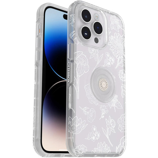 OtterBox Otter + Pop Symmetry Clear Apple iPhone 14 Pro Max Case Flower Of The Month (Clear) - (77-89736)