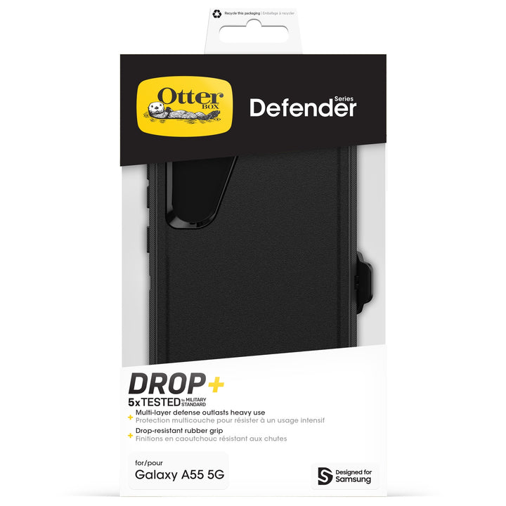 OtterBox Defender Samsung Galaxy A55 5G (6.6') Case Black - (77-95430)