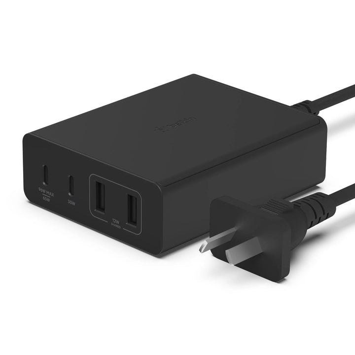 Belkin BoostCharge Pro 4-Port GaN Charger 108W - Black(WCH010auBK)