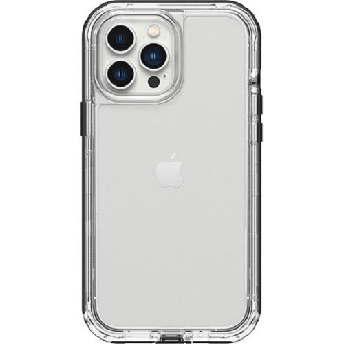 LifeProof NEXT Antimicrobial Case for Apple iPhone 13 Pro Max / iPhone 12 Pro Max - Black Crystal (Clear/Black) (77-83525)