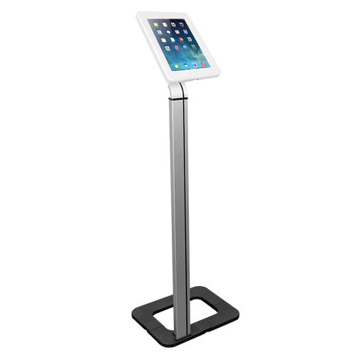 Brateck Anti-theft Tablet Kiosk Floor Stand with Aluminum Base Fit Screen Size  9.7'-10.1'