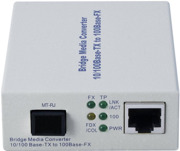 Alloy FCR200MT 10/100Base-TX to 100Base-FX Multimode Fibre (MT) Converter with LFP via FEF or FM. 2Km